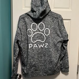 PAWZ Heather Gray Hoodie